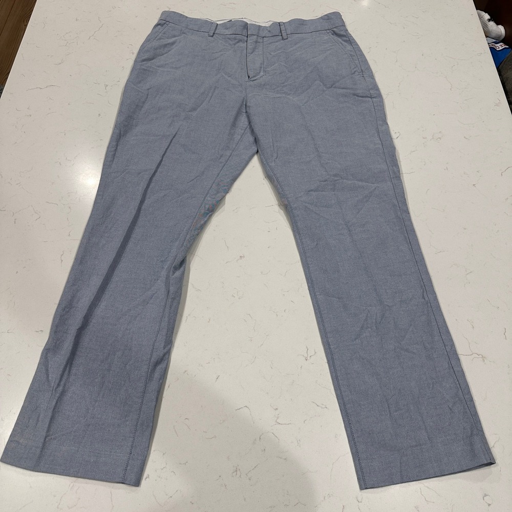 Old Navy Signature Slim Fit Chinos Mens 34x30 Light Blue Stretch Cotton Pants